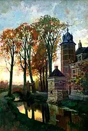 Nicolaas Bastert&nbsp;(en), Maison à Hoorn (1900, Rijswijk, coll. priv.).