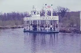 Le Bateau Mississipi en 1985.
