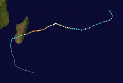 Trajectoire de Batsirai.