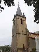 Le clocher de l'église.