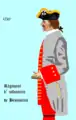 uniforme du régiment de Beaujolais de 1720 à 1734