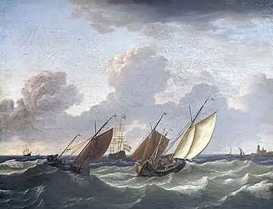 Martinus Schouman (en), Marine.