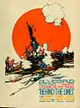 Affiche de Behind the Lines&nbsp;(en), film réalisé par MacRae en 1916. Affiche de Burton Rice