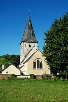 L'église vue de l'est.