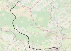 Voir la carte de la ligne.