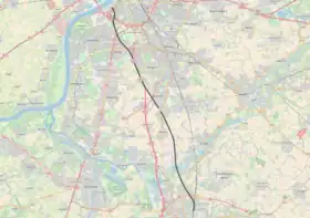 Voir la carte de la ligne.