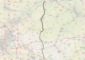 Voir la carte de la ligne.