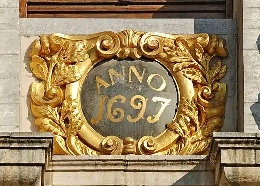 Cartouche «&nbsp;Anno 1697&nbsp;».
