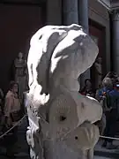 Torse du Belvédère, sculpture hellénistique, en marbre, conservé au musée Pio-Clementino, Vatican, daté du Ier&nbsp;siècle&nbsp;av. J.-C.