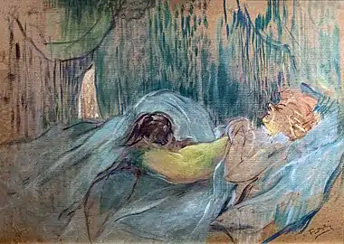 Maison de la rue des Moulins, Rolande par Henri de Toulouse-Lautrec