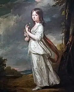 Miss Frances Elisabeth Sage par George Romney