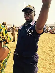 Un policier de l'ancienne police nationale en 2017.