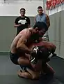 Grappling supervisé par Christophe Savoca  (en bleu)