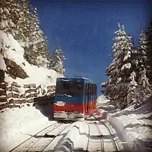Funiculaire du domaine skiable Rosshütte à Seefeld