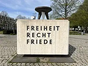 Mémorial contre la fuite et des déplacements.