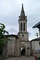 Le clocher de l'église Notre-Dame (juil.&nbsp;2011).