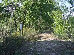 Le sentier nommé Ciapei Parfundà.