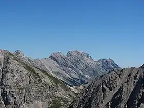 Vue depuis la Mandlspitze.
