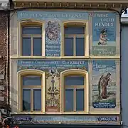 2015 : la pharmacie Milet à Binche (photo) et une habitation Art nouveau, rue Puissant à Jumet.