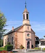 L'église protestante.