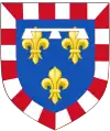 Armes de Centre-Val de Loire.