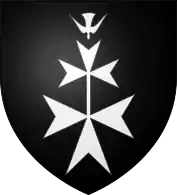 Variante du blason en France au XVIIe&nbsp;siècle.