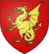 de gueules à un dragon d’or (Royaume Vandale)