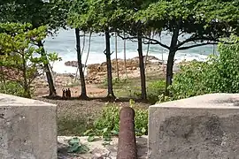 Vue sur la baie depuis le fort.