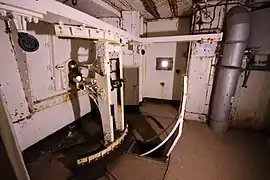 Bloc 6, chambre de tir pour obusier de 75 mle 32.