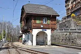 La gare de Chamby