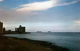 1972 : embouchure de l'Almandares.