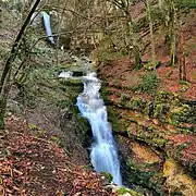 Cascades dans le canyon du Rochanon.