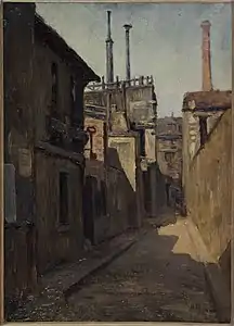 Entrée du passage Moret, rue des Cordelières (vers 1910), Paris, musée Carnavalet.
