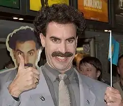 Borat lors de l’avant-première du film Borat, leçons culturelles sur l’Amérique au profit glorieuse nation Kazakhstan à Cologne.