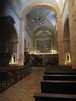 Intérieur de l'église.