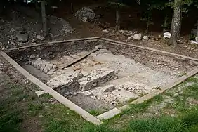 Fouilles archéologiques.