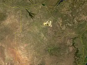 carte : Géographie du Botswana