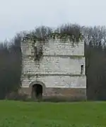 Les restes du moulin.