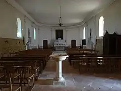 L'intérieur de l'église.