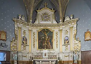 Retable à ailes du maître-autel, XVIIe&nbsp;siècle.