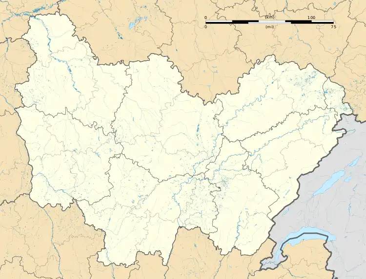 Voir sur la carte administrative de Bourgogne-Franche-Comté