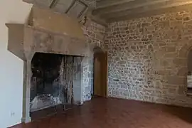 Donjon, salle du 1er&nbsp;étage (aile sud).