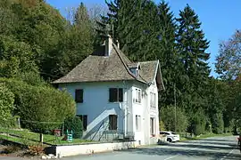 Le poste frontière à Brémoncourt.