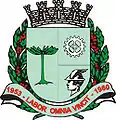Armoiries de la ville de Taboão da Serra (Brésil).