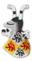 Armoiries du seigneur de Brederode dans l'Armorial de Gorrevod (1483).