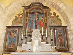 Le retable du XVIIIe&nbsp;siècle.