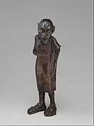 Acteur grotesque. Bronze, H. 10 cm. IIe AEC-Ier EC. Met
