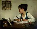 v.1870 - Enfant écrivant, Victoria and Albert Museum