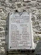 Le monument aux morts.