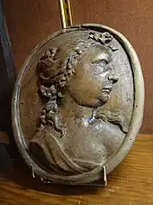 Christine de Saxe, bois, XVIIIe&nbsp;siècle